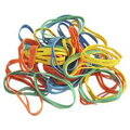 Gumičky balíkové Q-CONNECT 100x11 mm mix farieb 100g