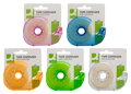 Lepiaca páska Q-CONNECT 19 mm x 33 m s dispenzorom v mixe farieb