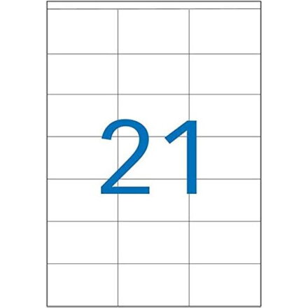 Etikety laser 70x42mm Agipa A4 100 hárkov