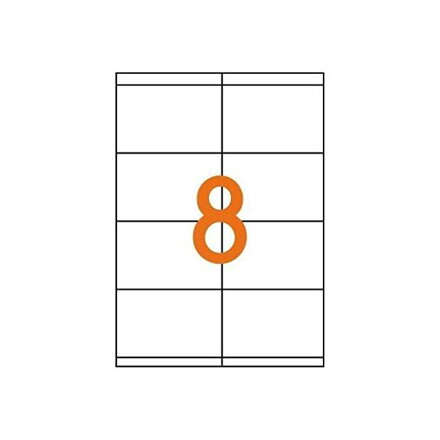 Etikety laser 105x72mm Agipa A4 100 hárkov