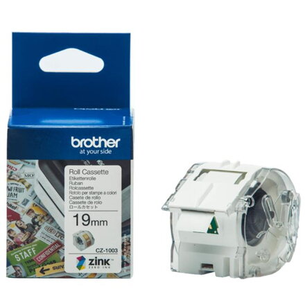 Samolepiace etikety Brother CZ-1003, 19mm x 5m, pre VC-500W