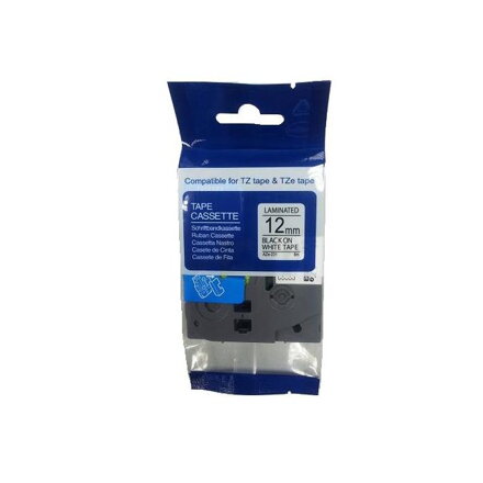 Samolepiaca páska Brother TZe-231 12 mm biela/čierna