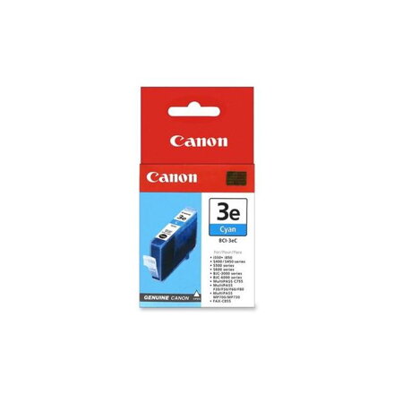 Atramentová náplň Canon BCI-3eC pre BJC 3000/6000/S400/500/600/i550/i850 cyan (390 str.)