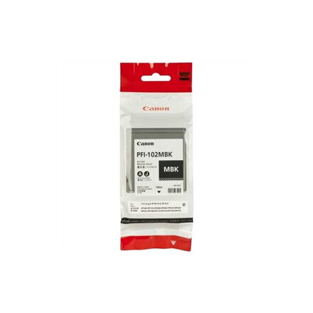 Atramentová náplň Canon PFI-102BK pre iPF500/600/700 LP17/24 black (130 ml)