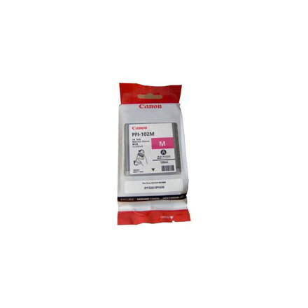 Atramentová náplň Canon PFI-102M pre iPF 500/600/700 LP17/24 magenta (130 ml)