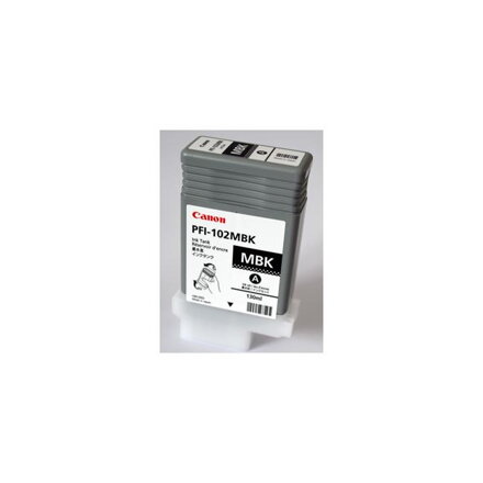 Atramentová náplň Canon PFI-102MBK pre iPF500/600/700 LP17/24 matte black (130 ml)