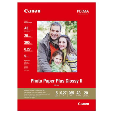 Papier Canon PP-201 A3, 20 ks, lesklý, 265 g