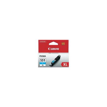 Atramentová náplň Canon CLI-551 C pre MG 5450/6350/iP7250 cyan XL (500 str.)