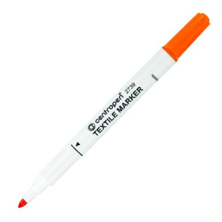 Popisovač na textil Centropen 2739 oranžový