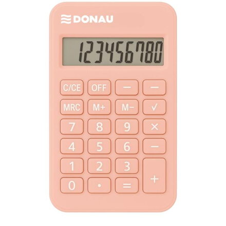 Kalkulačka Donau Tech K-DT2082 ružová