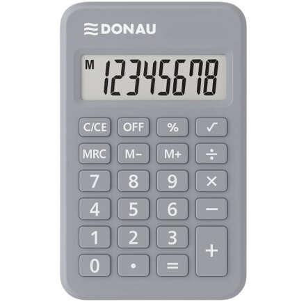 Kalkulačka Donau Tech K-DT2082 sivá