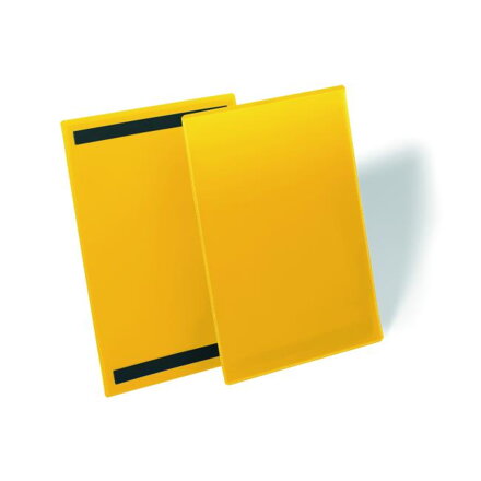 Magnetické vrecko na dokumenty 210x297mm na výšku 50ks žlté
