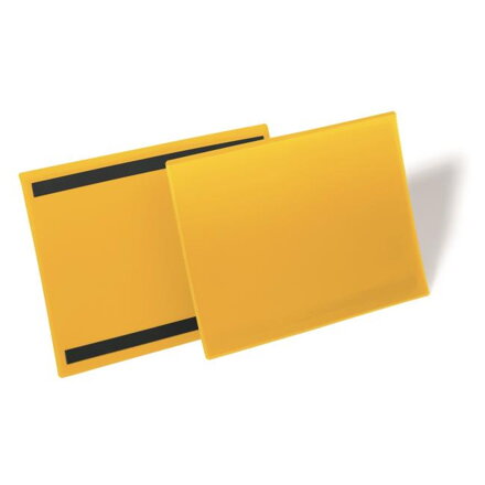 Magnetické vrecko na dokumenty 297x210mm na šírku 50ks žlté