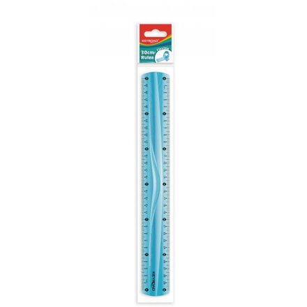 Pravítko KEYROAD, 30cm, ohybné, mix farieb