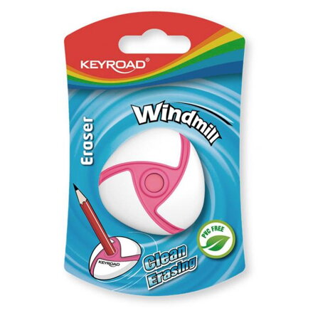 Guma univerzálna KEYROAD Windmill blister mix farieb