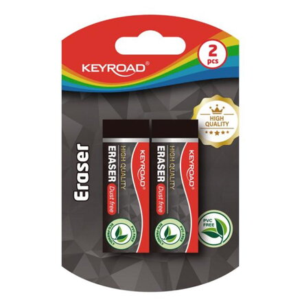 Guma KEYROAD technická 2 ks blister čierna