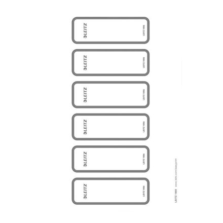 Chrbtové štítky potláčatelné pre zakladače Leitz 180° WOW šírka chrbta 50 mm