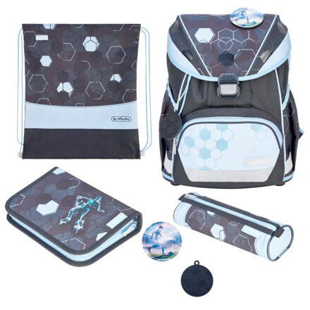 Školská taška Herlitz UltraLight+XL Futbal, sada