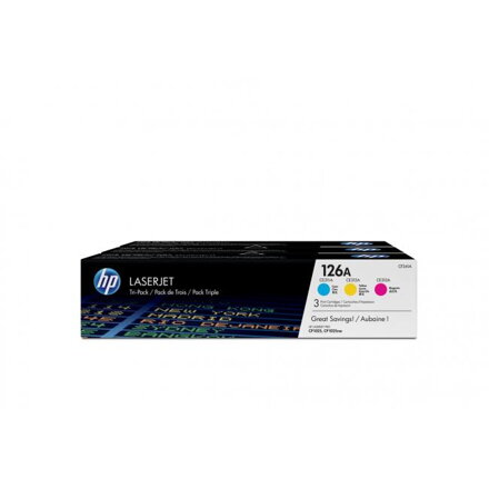 Sada tonerov HP CF341A HP 126 cyan, magenta, yellow (CE311,CE312,CE313)