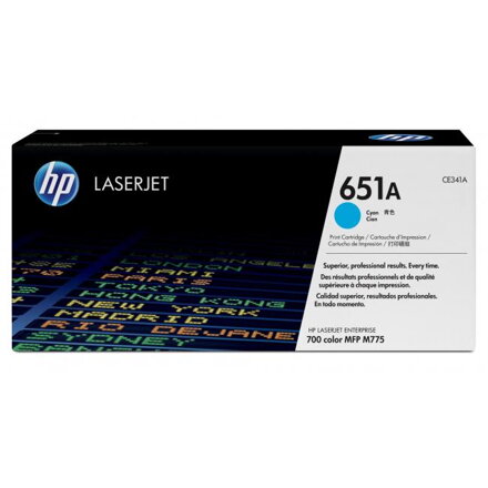 Toner HP CE341A HP 651A pre LaserJet Enterprise M775 cyan (16.000 str.)
