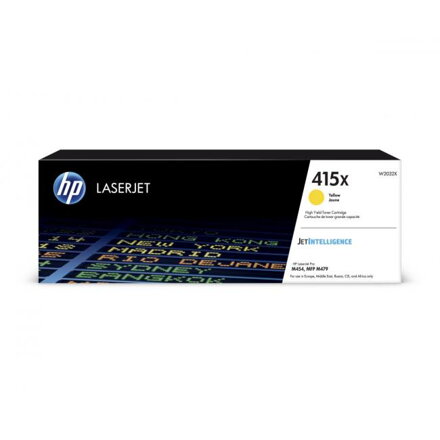 Toner HP W2032X HP 415X pre LaserJet Pro M454/MFP M479/ CLJ Enterprise M455/M480 yellow XL (6.000)