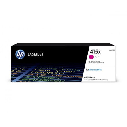 Toner HP W2033X HP 415X pre LaserJet Pro M454/MFP M479/ CLJ Enterprise M455/M480 magenta XL (6.000 str.)