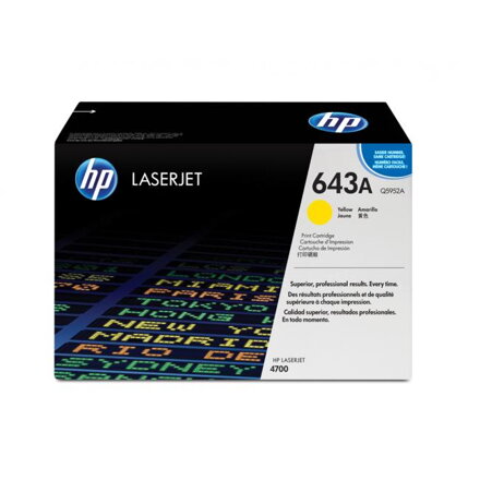 Toner HP Q5952A HP 643A pre Color LaserJet 4700 yellow (10.000 str.)