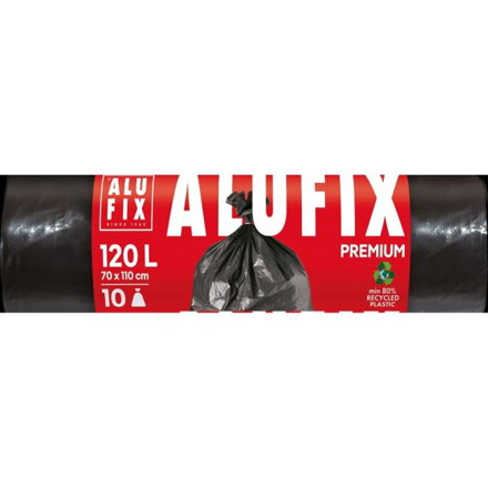Vrecia na odpadky PROFI 120 ℓ/ 10 ks, 45mic., 70 x 110 cm, čierne, LDPE