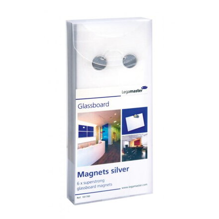 Magnety na tabule GLASSBOARD, 6ks