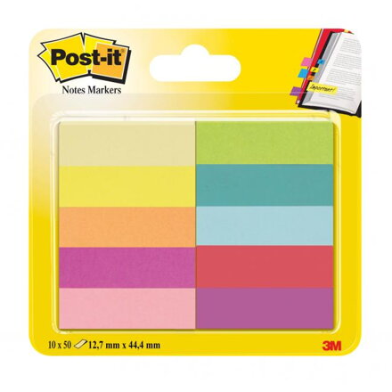 Záložky Post-it papierové 12,7x44,4mm