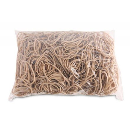 Gumičky Office Products 50mm 1kg prírodná farba