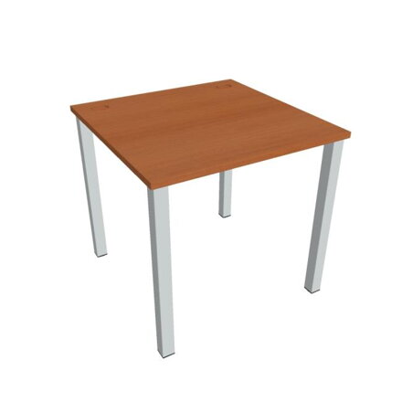 Pracovný stôl Uni, 120x75,5x80 cm, čerešňa/sivá