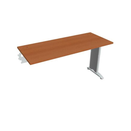 Pracovný stôl Flex, 140x75,5x60 cm, čerešňa/kov