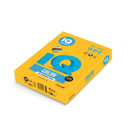 Farebný papier IQ color slnečne žltý SY40, A4 80g