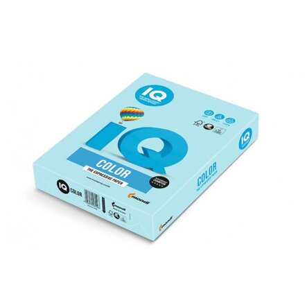 Farebný papier IQ color stredne modrý MB30, A4 160g