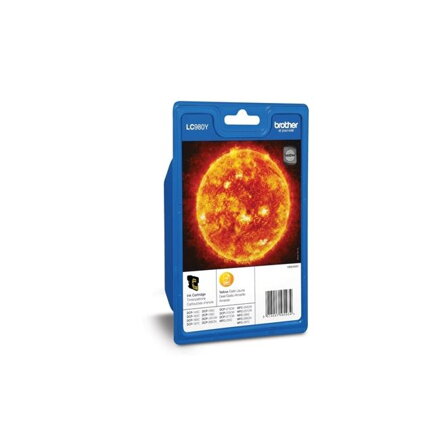 Atramentová náplň Brother LC-980 pre DCP-145C/165C yellow (350 str.)