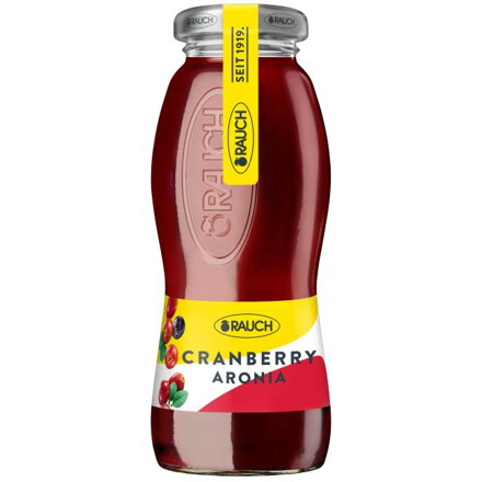 Džús RAUCH Brusnica 24 x 0,2l ℓ NEVRATNÉ SKLO