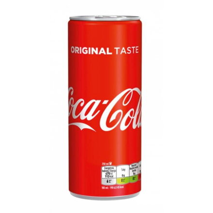 Coca Cola plechovka 24 x 0,33 ℓ