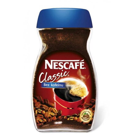 Káva NESCAFÉ CLASSIC bez kofeínu instantná 100 g