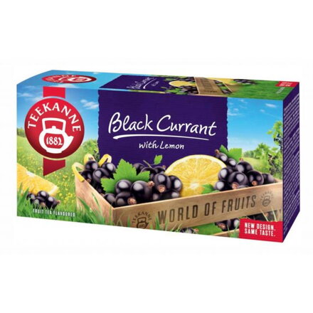 Čaj TEEKANNE ovocný Black Currant with Lemon HB 20 x 2,5 g