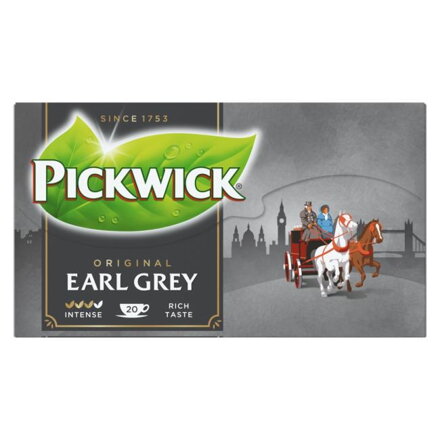 Čaj PICKWICK čierny Earl Grey 20x1,75 g