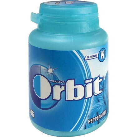 Wrigley`s Orbit Peppermint dražé 64 g dóza