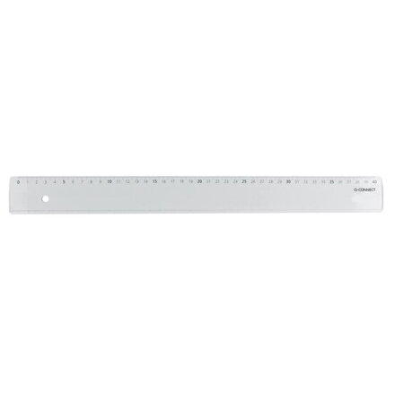 Pravítko Q-CONNECT 40cm transparentné