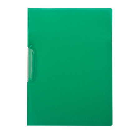 Obal s klipom plastovým Q-CONNECT zelený