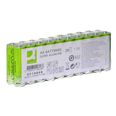 Batéria Q-CONNECT AA tužkové 20 ks