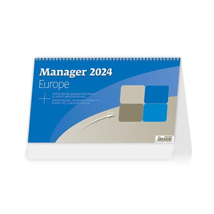 Stolový kalendár Manager Europe 2024