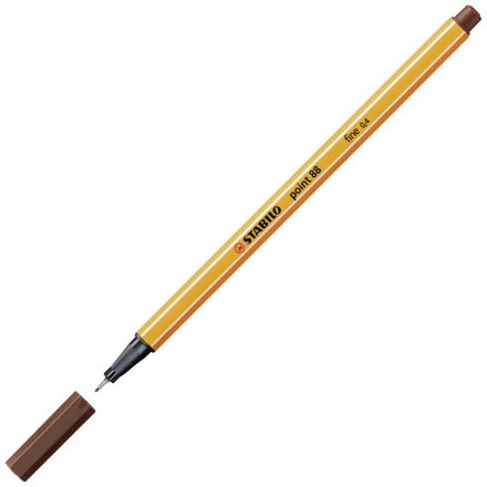 Liner STABILO Point 88 hnedý