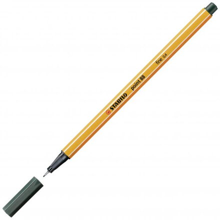 Liner STABILO Point 88 olivovo zelený