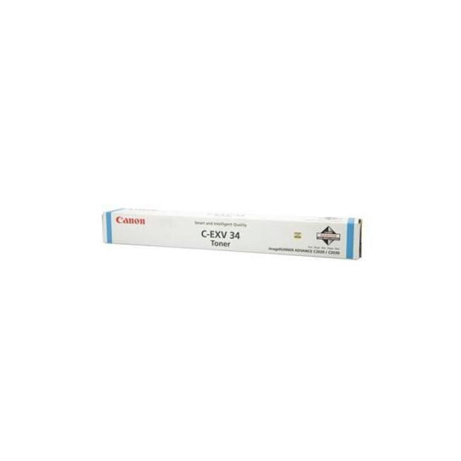 Toner Canon C-EXV34 pre iRAC2020L/iRAC2020i/iRAC2030L/iRAC2030i cyan (19.000 str.)