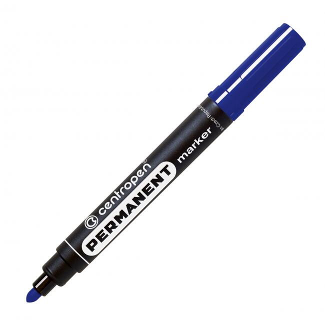 Permanentný popisovač Centropen 8566 modrý Permanentný popisovač Centropen 8566 modrý